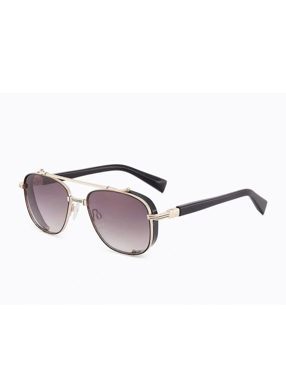 Carolina Lemke Berlin Eyewear - Darcell, Black-Gold + Luxury Pouch 3684-01
